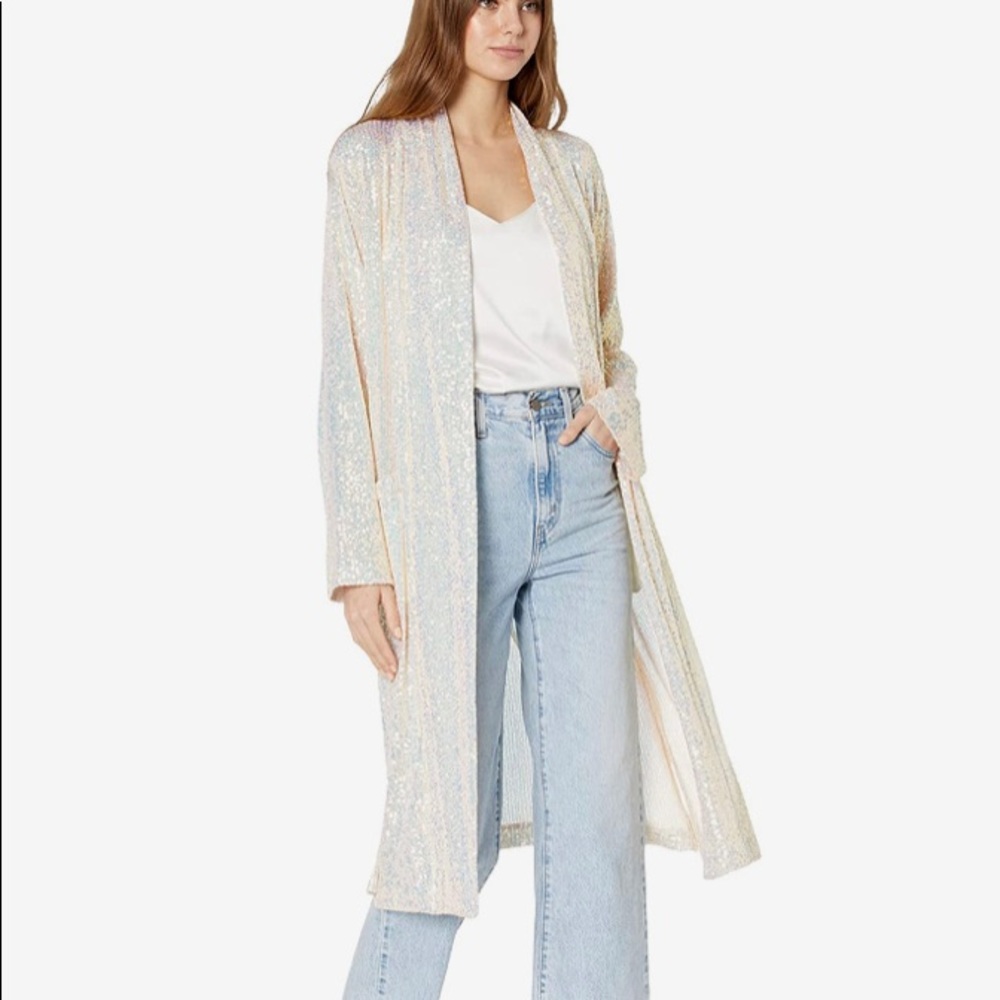 Iridescent sequin duster by BB Dakota/Steve Madden (M)